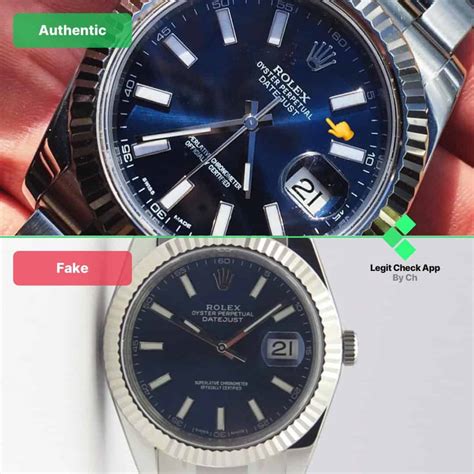 rolex datejust fake erkennen